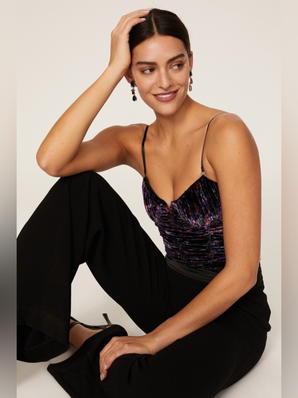 Ramy Brook Capone Corset Wide Leg Jumpsuit - Picture 4 of 16